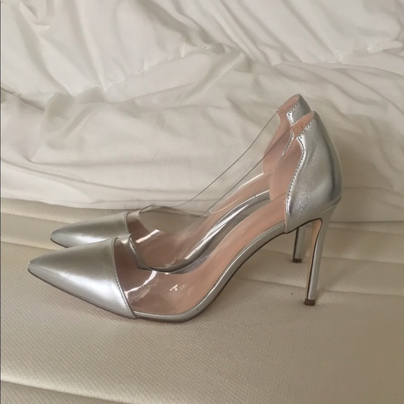 Transparent Silver heels - Picture 1 of 4